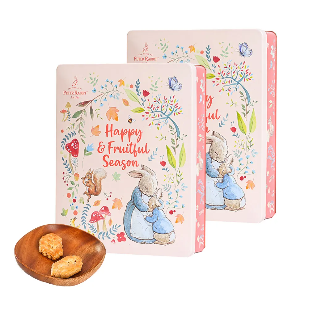 【PETER RABBIT 比得兔】楓糖奶油派禮盒160gX2盒(中秋禮盒/送禮推薦)