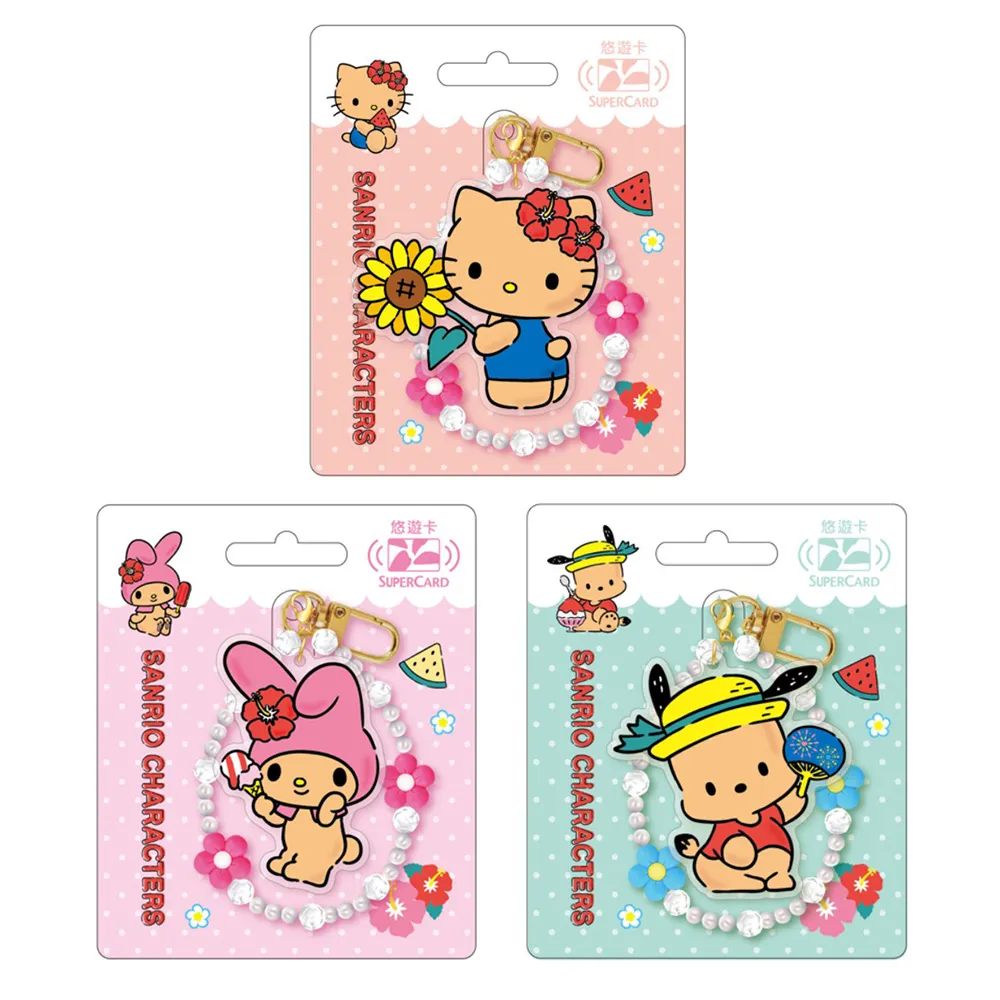 【Easycard 悠遊卡】代銷 三麗鷗烤焦系列Supercard造型悠遊卡(Hello Kitty/美樂蒂/帕恰狗)