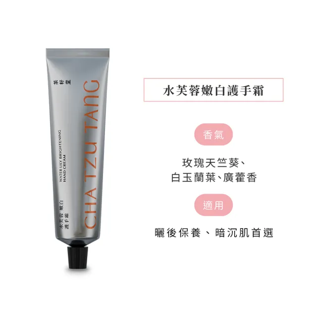 【茶籽堂】清爽保濕植萃護手霜30mLx3入(肖楠葉修護/馬栗樹水潤/水芙蓉嫩白/交換禮物)