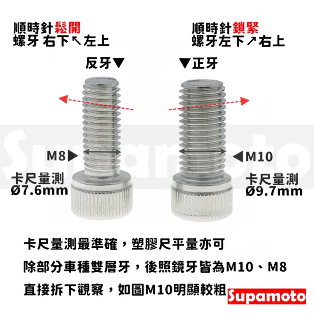 【Supamoto】圓形後照鏡—M174 (CNC/鋁合金/復古/檔車/後視鏡/改裝/CB350/MT07/UK450)
