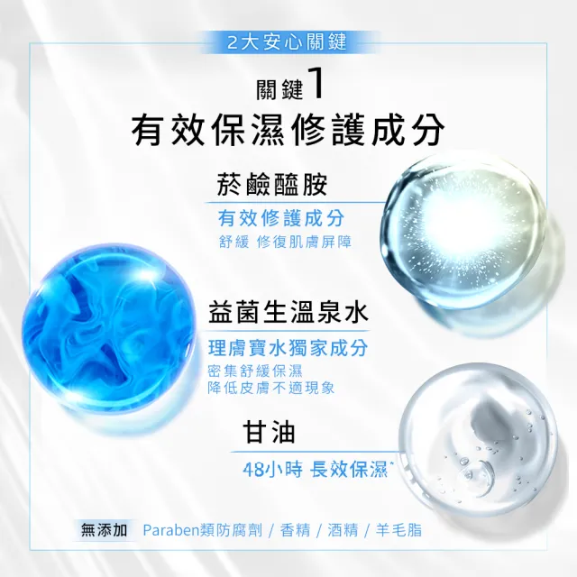 【理膚寶水】雙星組★多容安舒緩濕潤乳液 抗敏必備組_H(安心乳液/敏感肌保濕)