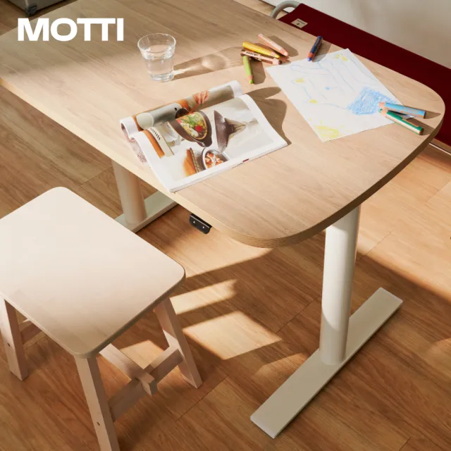 【MOTTI】電動升降桌｜Itti 3 90/100x60cm 書桌/餐桌/工作桌/送宅配組裝服務(小宅救星  直覺操控 安全防壓)