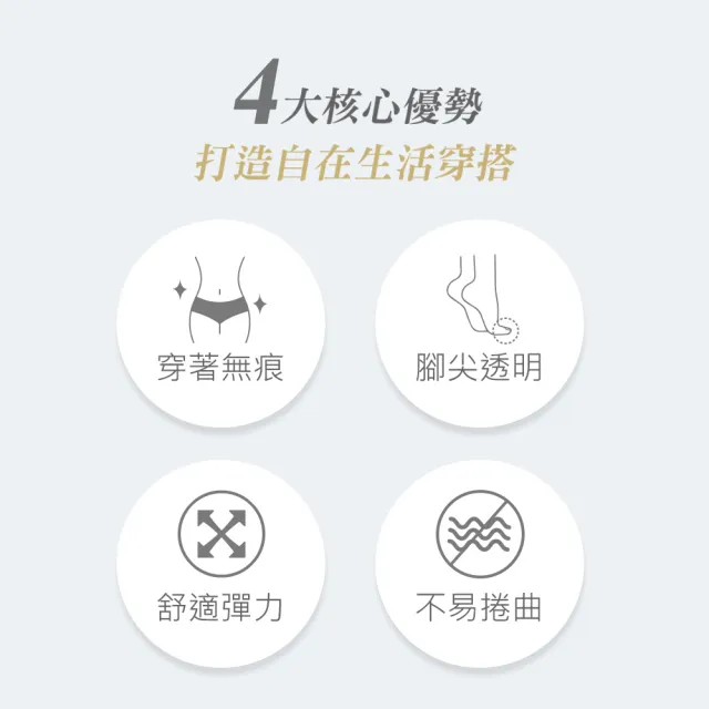 【MarCella 瑪榭】12雙組-MIT旗艦級全透明進化版絲襪(超薄/耐穿/指尖強化/絲襪)