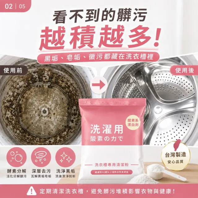 【寶媽咪】馬力歐代言台灣製洗衣機酵素清潔粉5+5組(汗垢棉絮黑垢都洗盡/直筒/滾筒/添加除菌/加贈洗衣球)