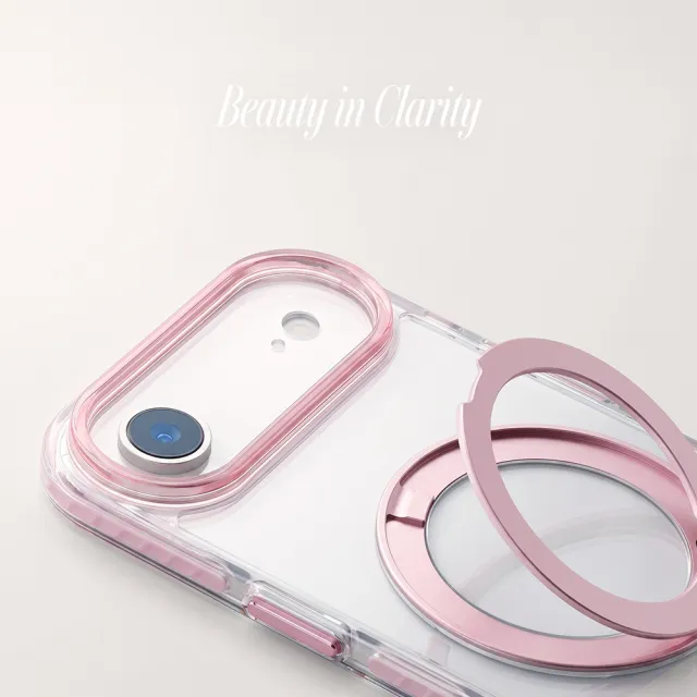 【General】iPhone 18 Pro/Pro Max 360°透凝磁吸支架手機保護殼