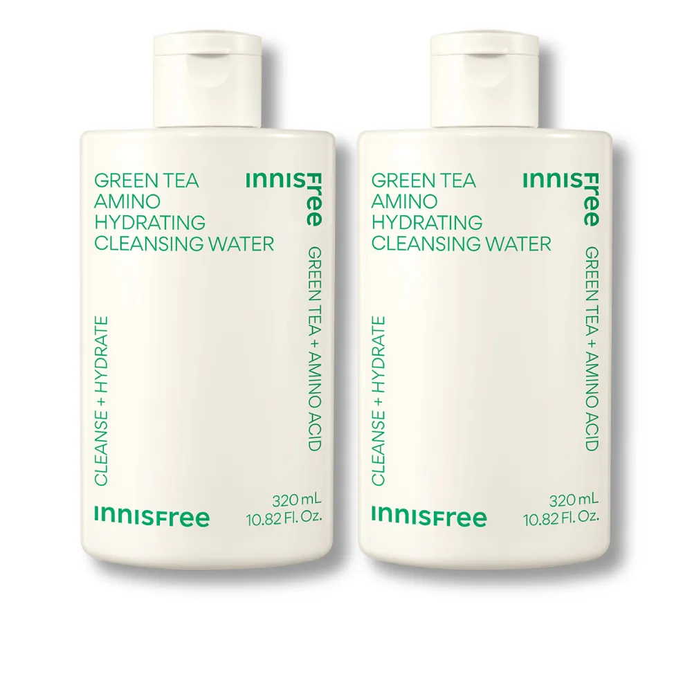 【innisfree】綠茶保濕胺基酸卸妝水 320ml(共640ml/2入組)