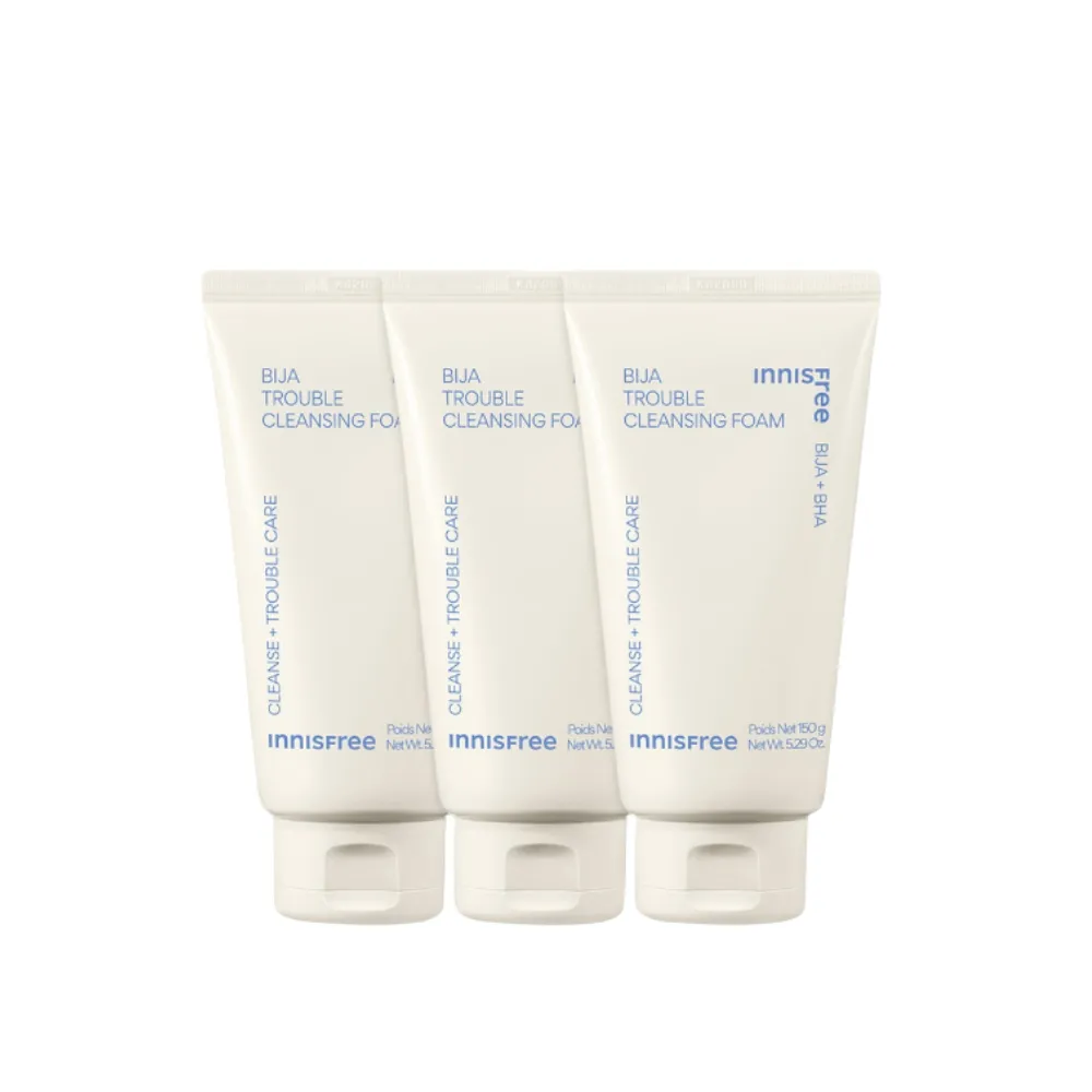 【innisfree】香榧鬥荳潔面乳 150g(3入組)