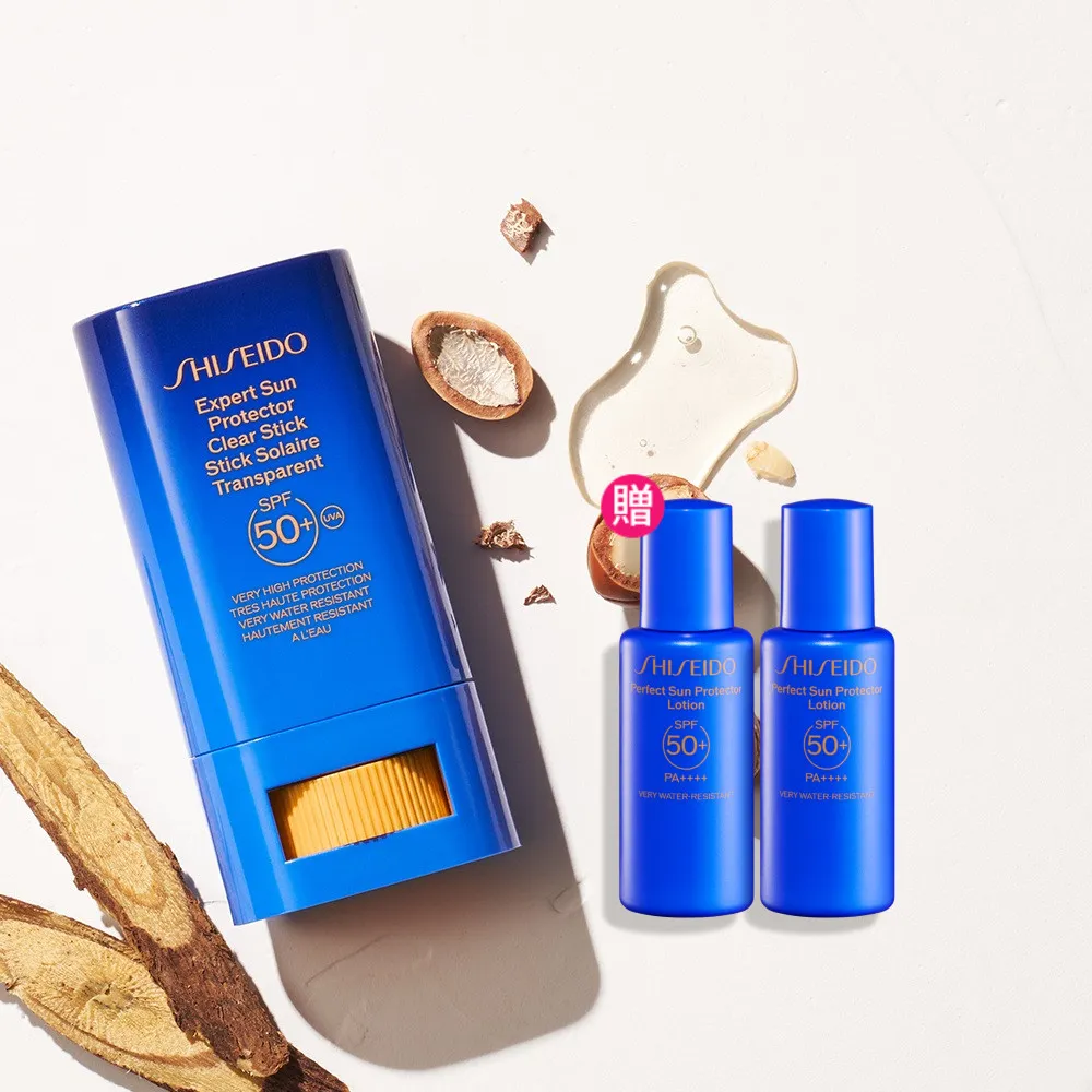 【SHISEIDO 資生堂國際櫃】新艷陽 • 夏熱防禦果凍防曬棒20mL(SPF50+·PA++++/防曬/防曬乳/戶外活動)