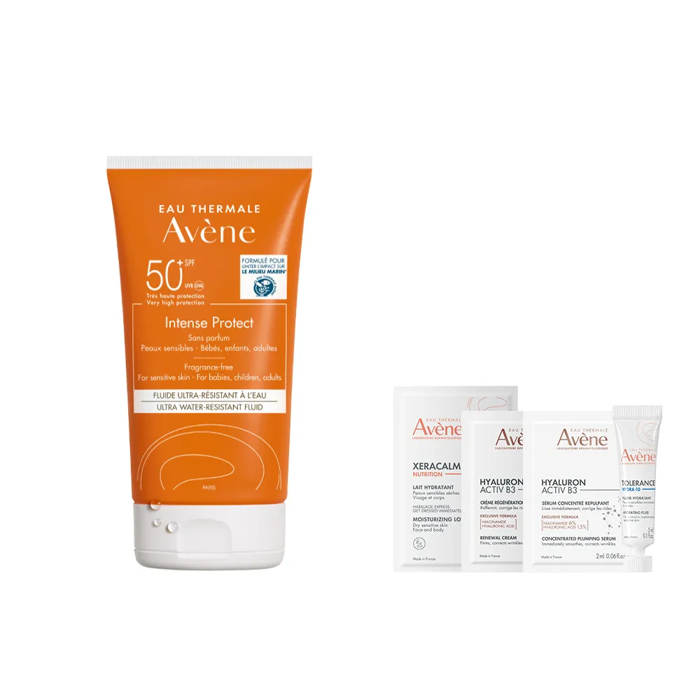 【Avene 雅漾】官方直營 抗藍光超能全護防曬液SPF50+150ml(海洋友善/嬰幼孕婦推薦/超防水/防曬)