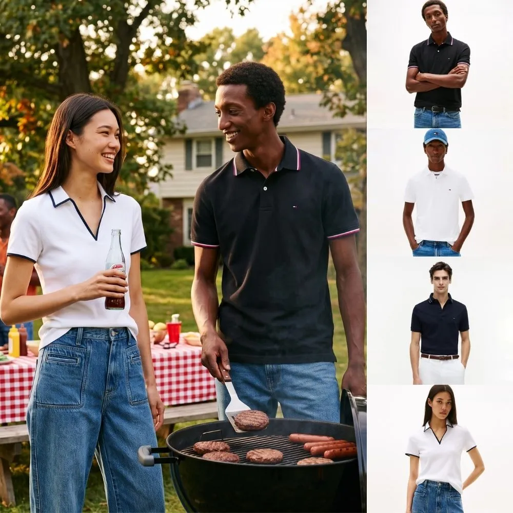 【TOMMY HILFIGER】官方旗艦館 多功能POLO 吸濕排汗 彈力POLO 修身POLO
