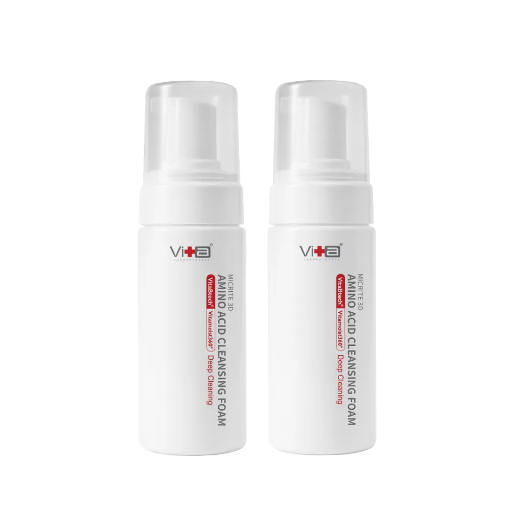 【Swissvita 薇佳】全能胺基酸洗卸慕斯150ml 2入組(卸妝/洗面乳/臉部保樣)