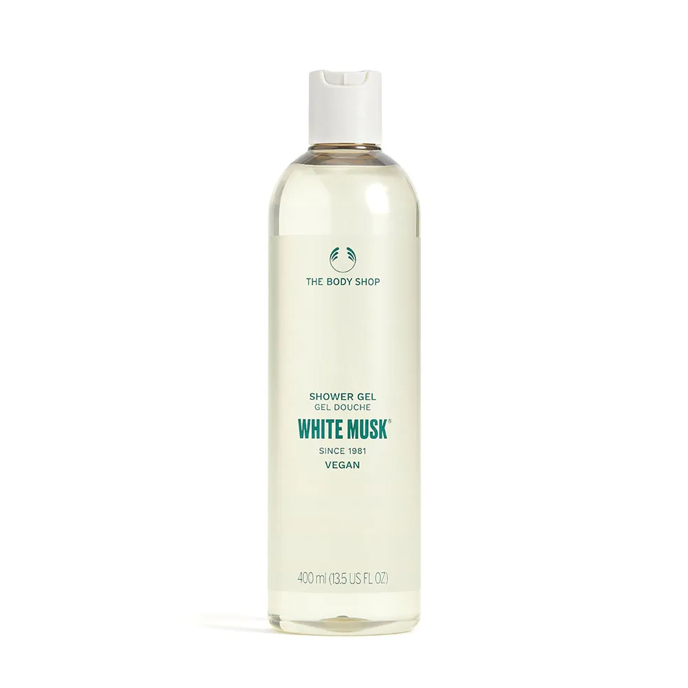 【THE BODY SHOP 美體小舖】白麝香沐浴膠-400ML(沐浴乳/香氛沐浴)