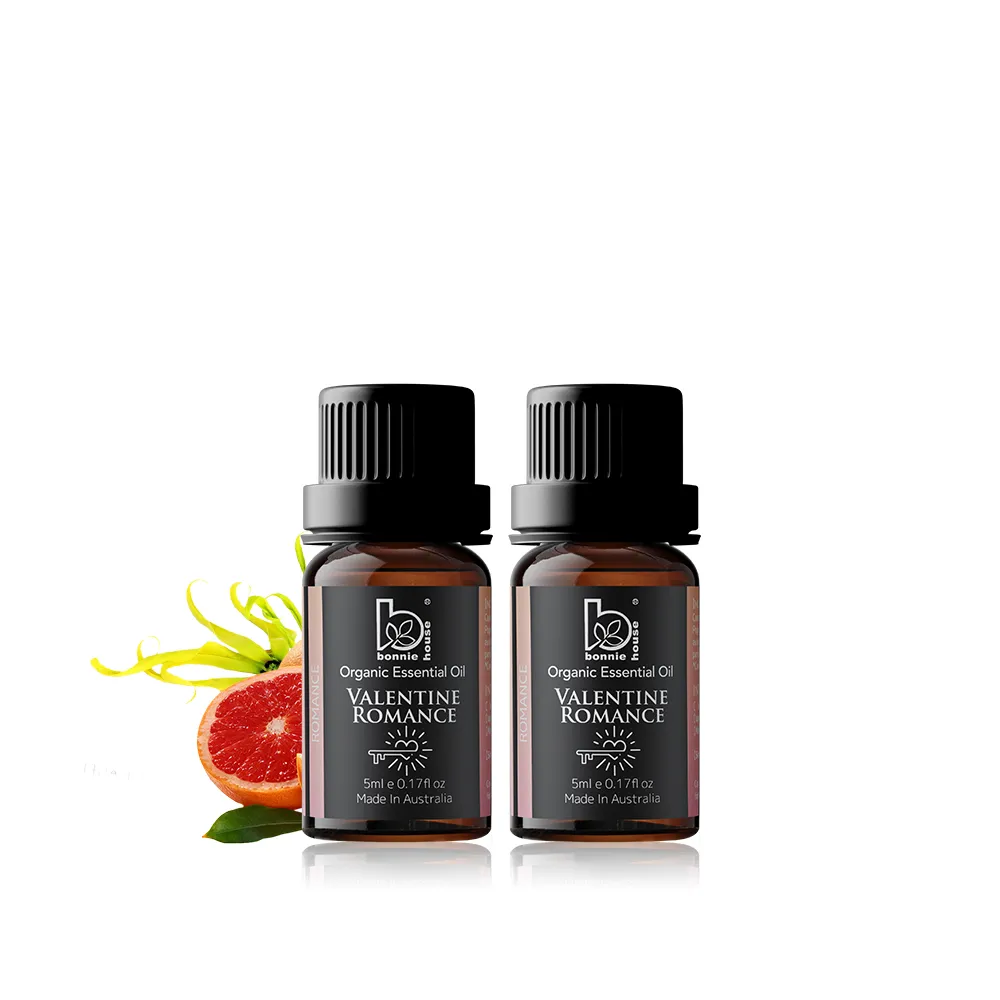 【Bonnie House 植享家】有機浪漫情人複方精油5ml(兩入組)