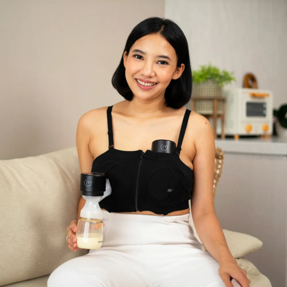 【MOOIMOM 沐伊孕哺】B9雙用免手持電動吸乳器2in1(電動集乳器/擠乳器)