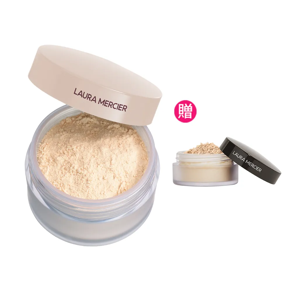 【LAURA MERCIER 蘿拉蜜思】煥顏透明柔霧蜜粉 20g(保濕升級版/光澤感/水光感)