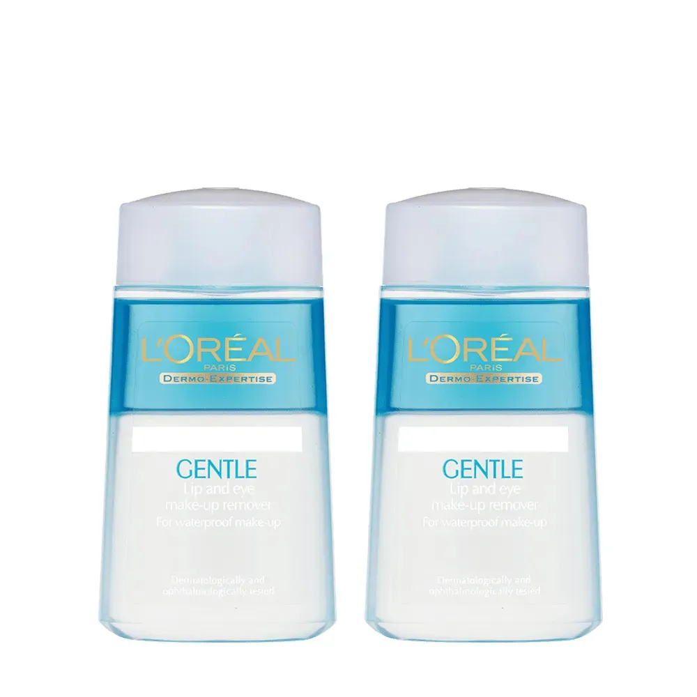 【L’OREAL Paris 巴黎萊雅】溫和眼唇卸妝液125ml_2入組  (卸妝水/卸妝)