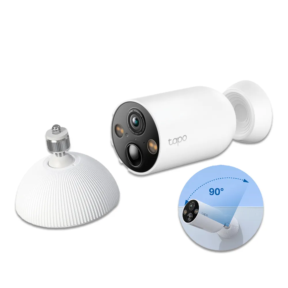 (磁吸底座組)【TP-Link】2K 磁吸式Wi-Fi 400萬畫素 無線網路攝影機 電池機(Tapo C425)