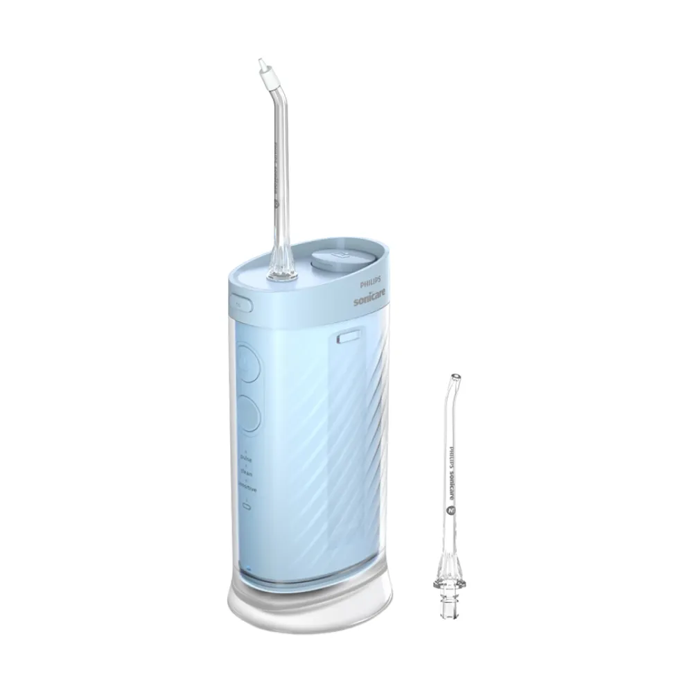 【Philips 飛利浦】HX3333 Sonicare 攜帶式沖牙器(1分鐘高效潔牙/專利噴嘴/輕巧易攜/官方直營)