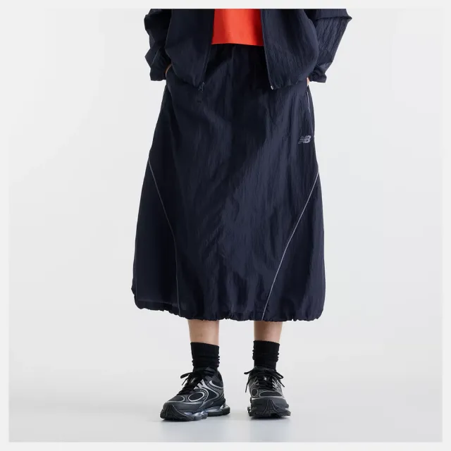 【NEW BALANCE】NB 女工裝機能長裙 中長裙 休閒 美規 女 藍色 (WB61D2OPDNT-F)