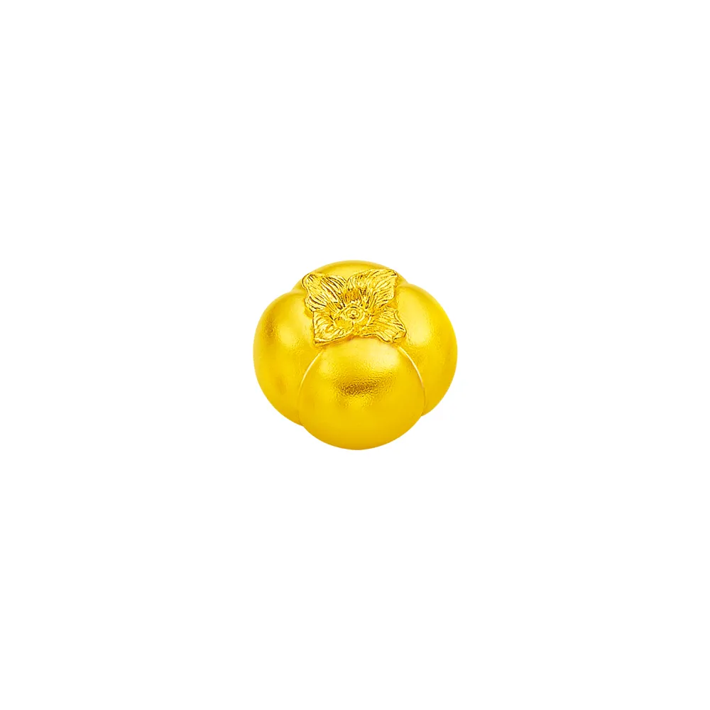 【Just Gold 鎮金店】好柿連連 5g 黃金擺件