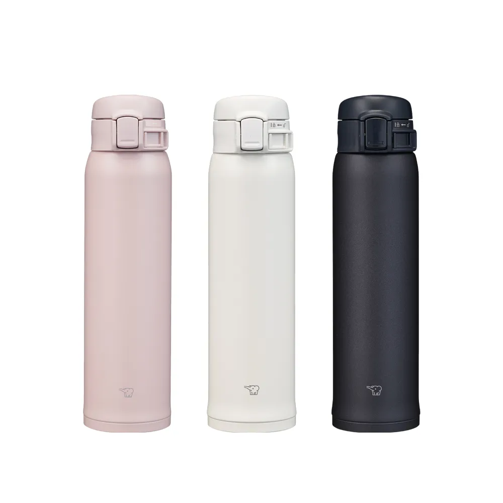 【ZOJIRUSHI 象印】超輕量不銹鋼彈蓋式保溫保冷杯-600ml(SM-SK60EMD 保溫瓶/保冰/環保杯)