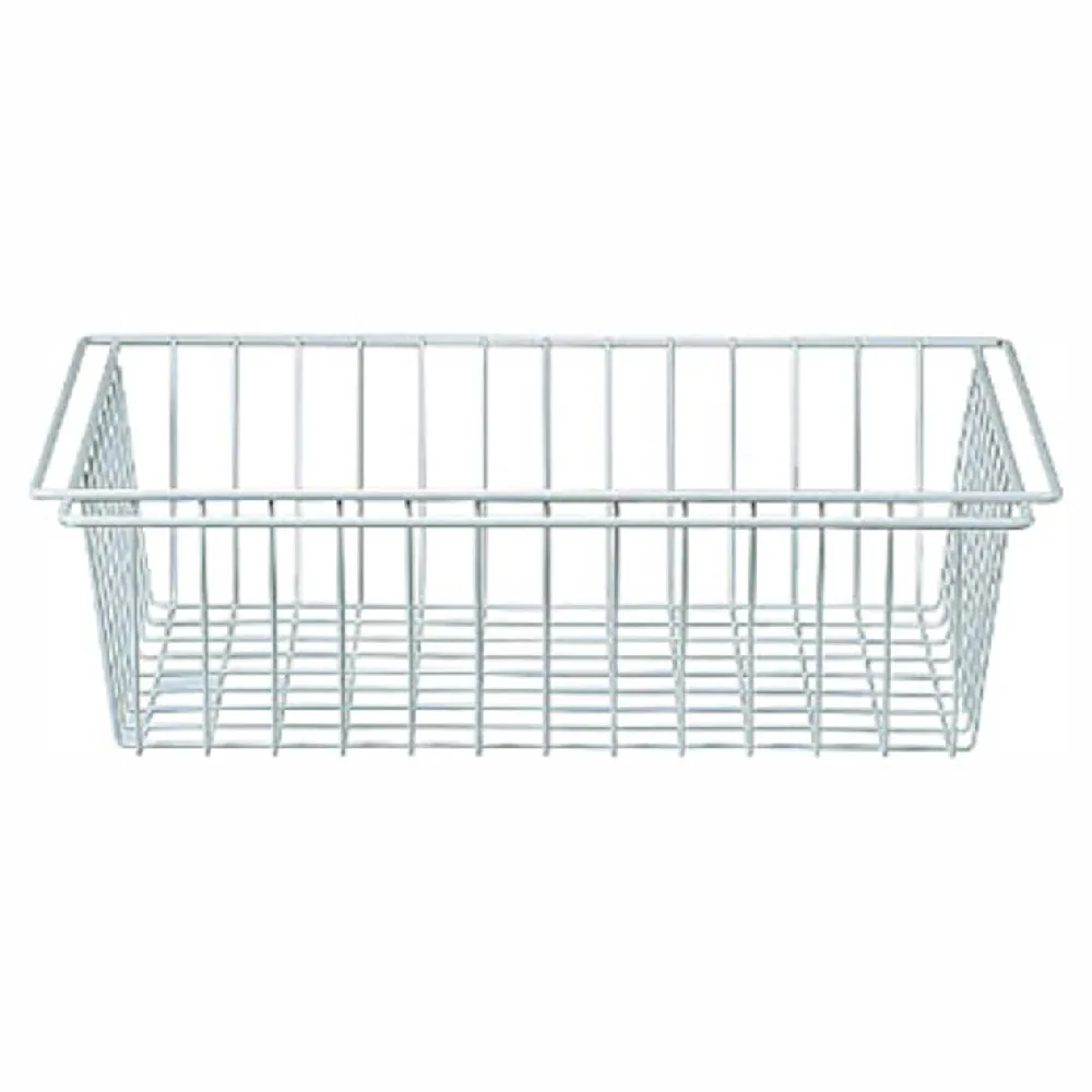 【MUJI 無印良品】SUS追加網籃/亮面淺灰/84(大型家具配送)