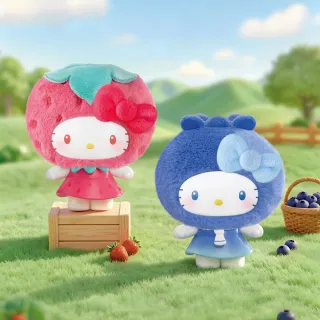 【YENDAR 研達】三麗鷗HELLO KITTY 水果屋系列盲盒[8入/中盒](夢幻場景)