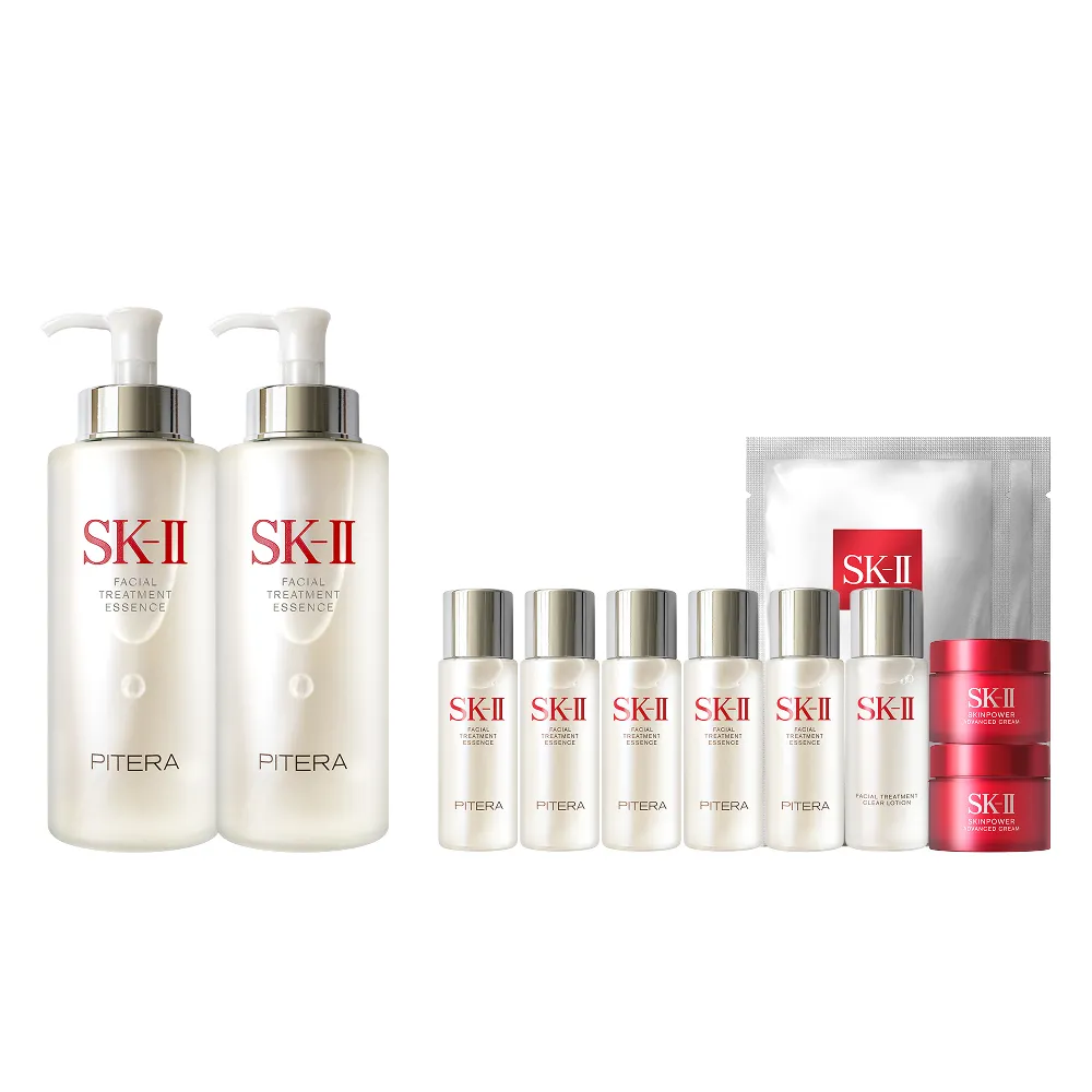【SK-II】官方直營 青春露 330ml*2(加大組/緊緻/透亮/臉部保養)
