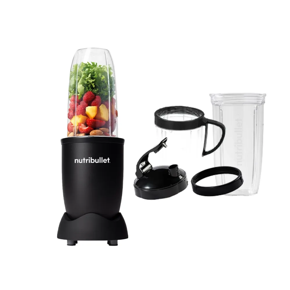 【nutribullet 紐粹樂】900瓦Pro強效營養瞬萃果汁機NB-201(尊爵黑/登記送珂珂透洗碗機)