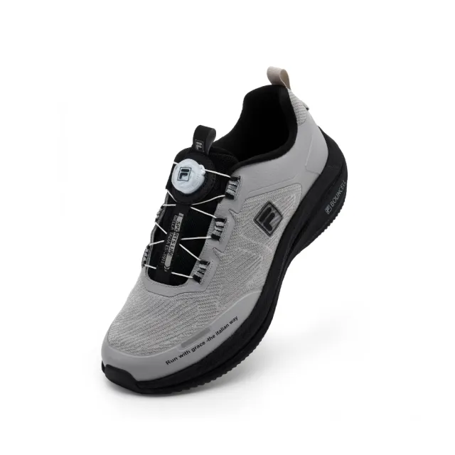 【FILA】Impulse 男慢跑鞋-灰/黑 (1-J908A-400)