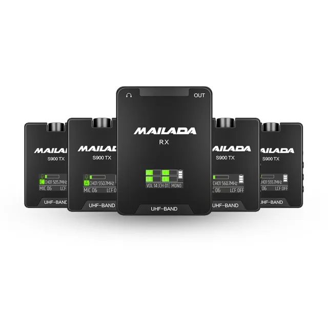 【MAILADA】S900Q 一對四專業無線錄音麥克風