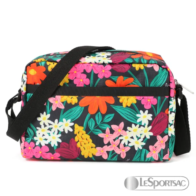 【Lesportsac】側背隨身包(繁花盛開)