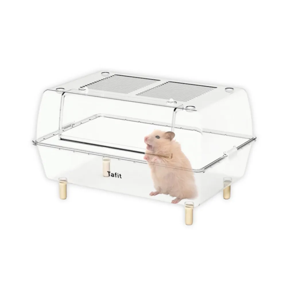 【Petvibe】它適水晶全透明黃金鼠籠75cm(倉鼠籠/鼠籠/倉鼠窩/黃金鼠籠子/鼠窩/寵物鼠籠/倉鼠鼠籠)