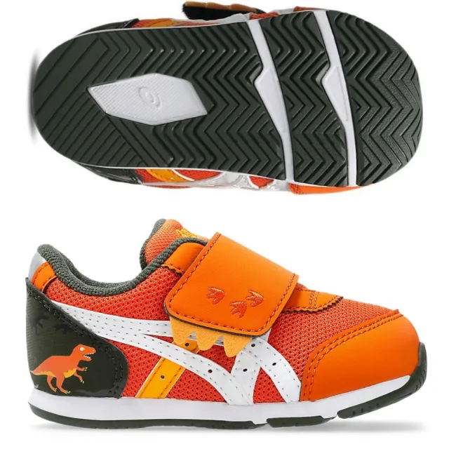 【asics 亞瑟士】IDAHO BABY KT-ES D 2 男女 小童鞋 兒童 學步鞋 童鞋 1144A392-301-400-801 綠 藍 橘 恐龍