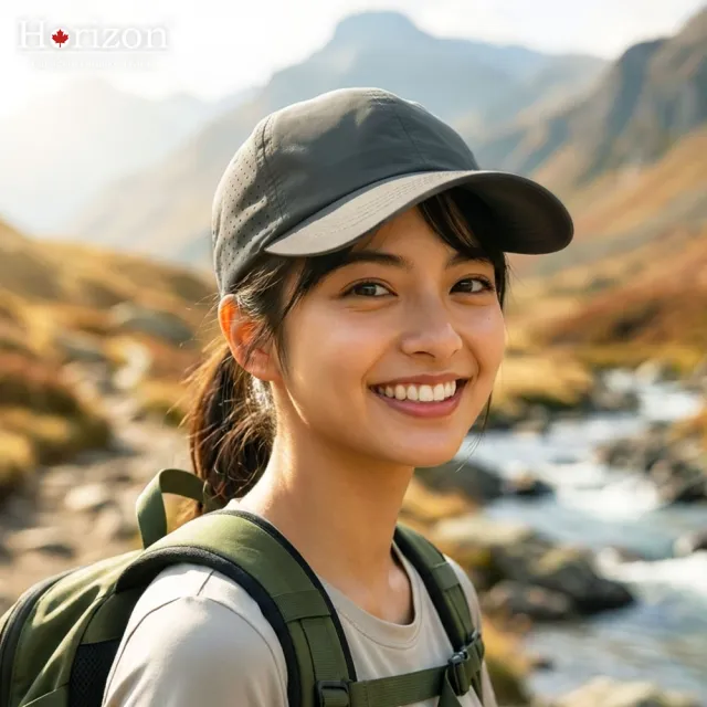 【Horizon 天際線】阿瓦隆羽量休閒棒球帽/大面積透氣孔通風涼爽/抗UV帽/防曬帽