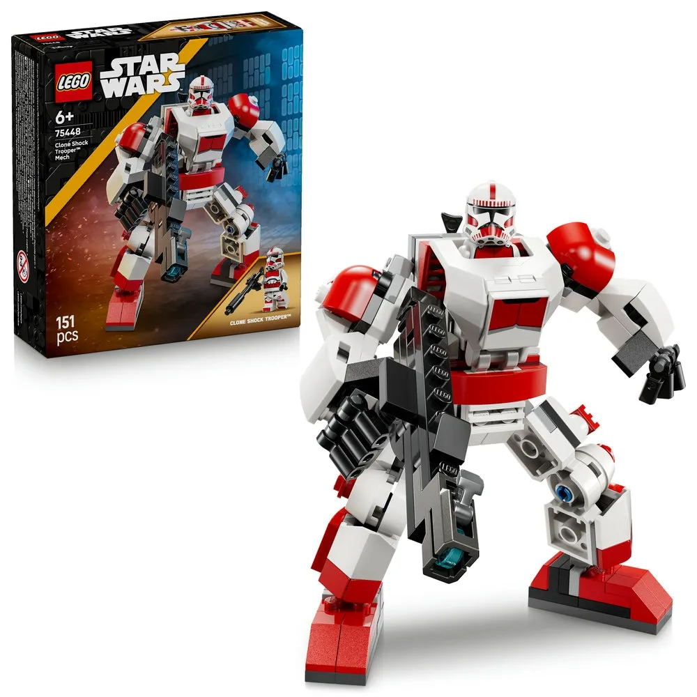 【LEGO 樂高】星際大戰系列 75448 複製人衝擊兵機甲(機器人 星戰 積木 兒童玩具)