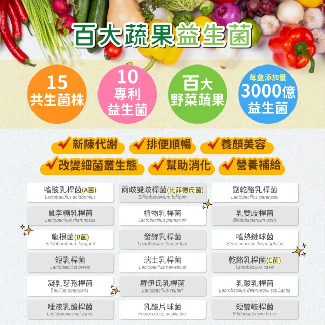 【MIHONG 米鴻生醫】高效益生菌-7種口味任選x1盒(30包/盒)