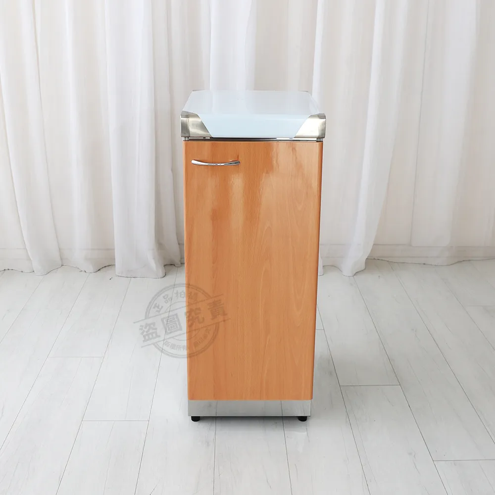 【Abis】客製商品-豪華升級款不鏽鋼20KG用瓦斯桶台/流理台/工作台/收納廚具-多款門板可選(桶身304)
