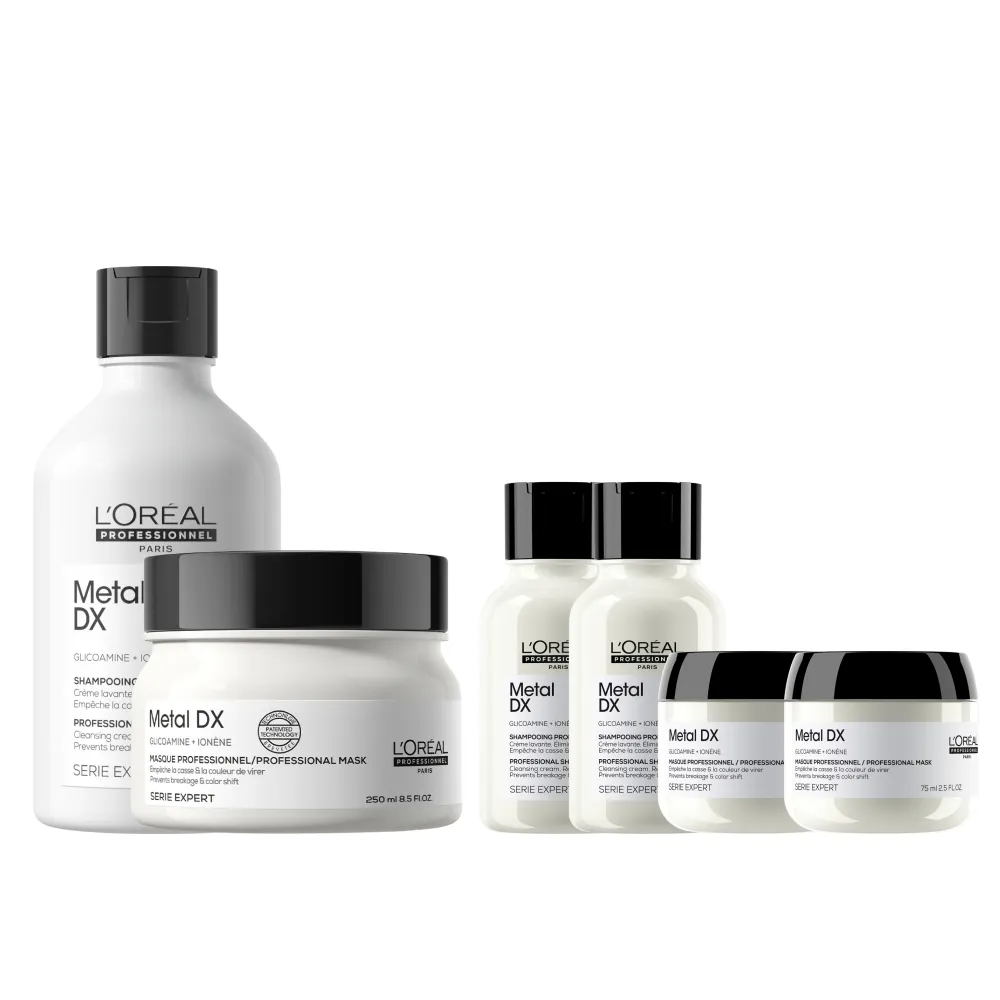 【L’OREAL 巴黎萊雅PRO】絲漾博吸金喚彩洗潤組(洗髮精300ml+髮膜/護髮250ml)