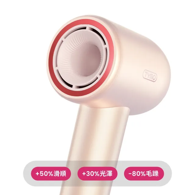 【TYMO】AIRHYPE COMPACT 高速吹風機 + AIRFLOW 全能直捲造型器 雙機組(負離子/輕量速乾/三效造型)