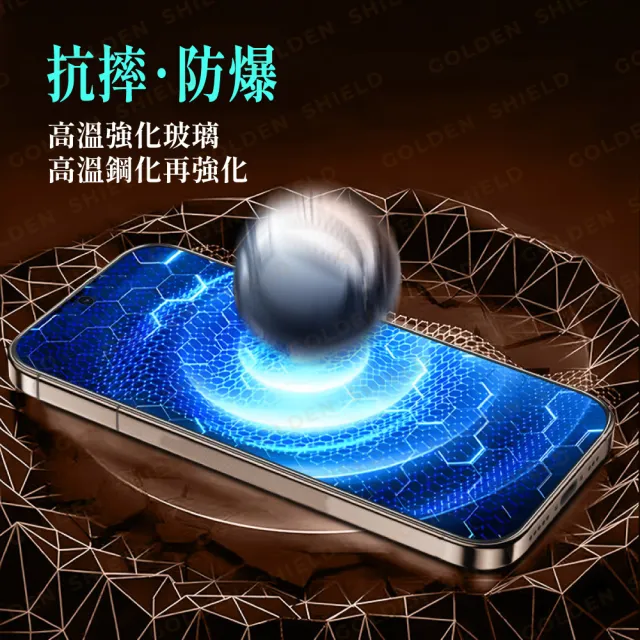 【GOLDEN SHIELD】高清滿版玻璃貼 保護貼適用iPhone Duo 摺疊機保護貼 18 fold i18 蘋果摺疊機