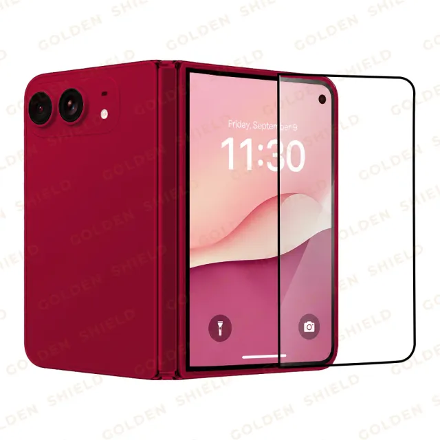 【GOLDEN SHIELD】高清滿版玻璃貼 保護貼適用iPhone Duo 摺疊機保護貼 18 fold i18 蘋果摺疊機
