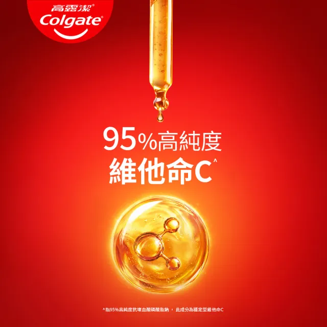【Colgate 高露潔】OPTIC WHITE光感白高純度維他命C美白牙膏80g(新上市)