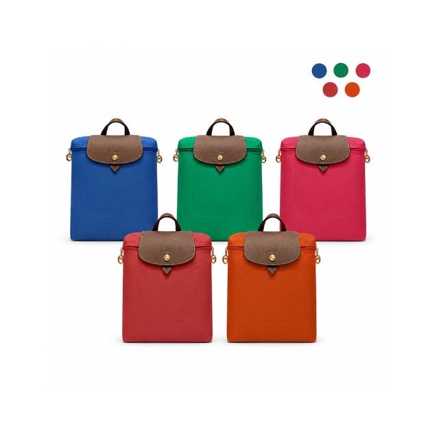 【LONGCHAMP】經典Le Pliage Original 尼龍後背雙肩包 M號(顏色任選)