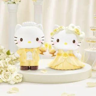 【YENDAR 研達】三麗鷗Hello Kitty&Dear Daniel世紀婚禮系列公仔盲盒[單盒](浪漫婚禮)