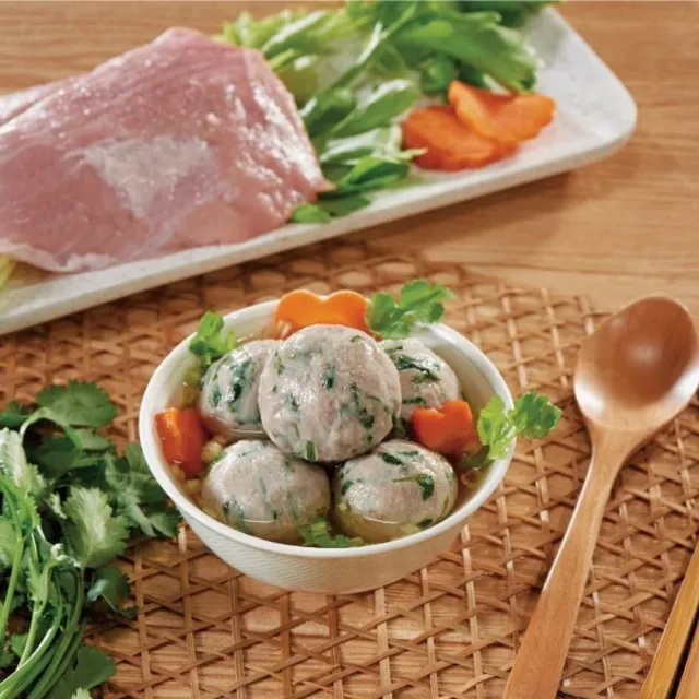【海瑞摃丸】泡菜/香菜豬肉摃丸-指定組合任選4包 (鍋物/火鍋/湯底/火鍋料/火鍋摃丸)