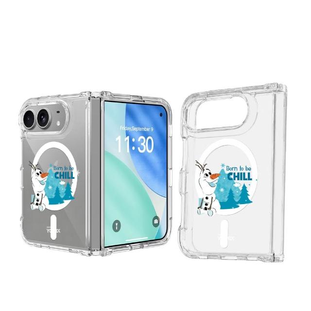 【YOMIX 優迷】迪士尼iPhone Duo 5.5吋磁吸空壓氣墊透明防摔保護殼