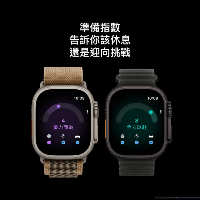 三合一充電座組【Apple】Apple Watch Ultra 4 GPS+Cellular 49mm(鈦金屬錶殼搭配越野錶環)