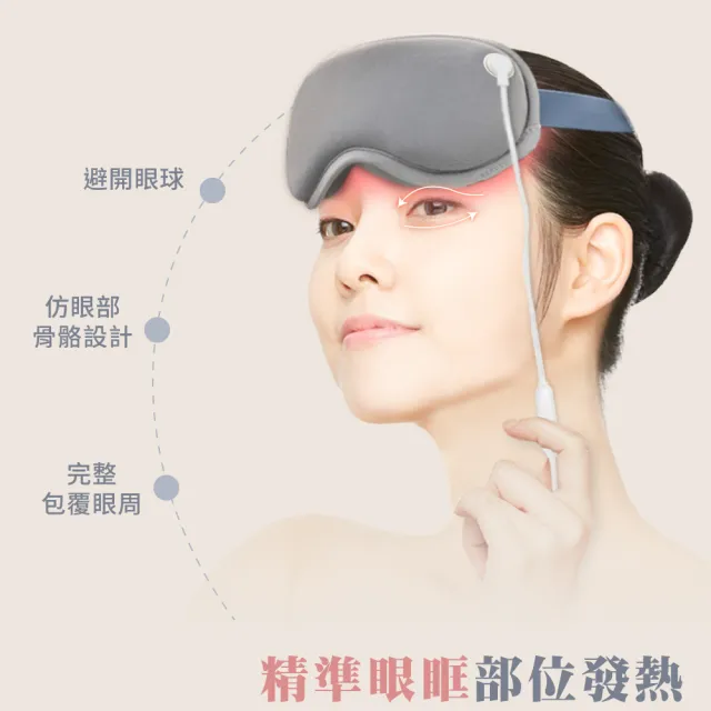 【Beroso 倍麗森】4D Pro磁吸式鼻翼遮光蒸氣熱敷眼罩(專利款眼罩 蒸氣眼罩 遮光睡眠眼罩 禮物)