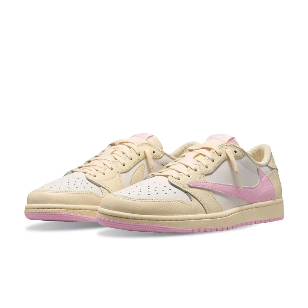 NIKE 耐吉】Travis Scott x Nike Air Jordan 1 Low OG SP 淺粉倒勾聯名